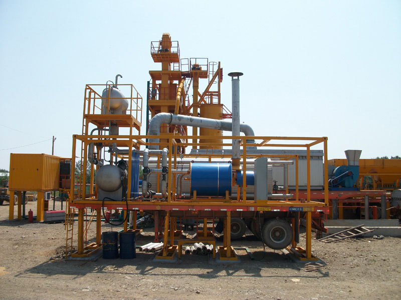 100TPH Mobile Asphalt Mixing Plant